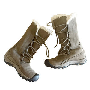 Keen | Shoes | Keen Womens Cozy Fur Lined Waterproof Insulated Leather Boots  Size 65 Brown | Poshmark